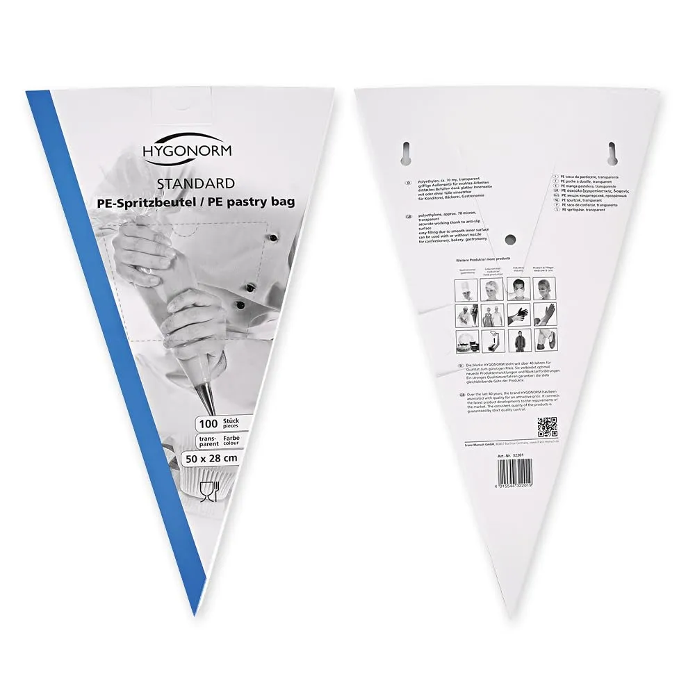 Hygonorm Spritzbeutel LDPE 50 cm 1000 Stück transparent