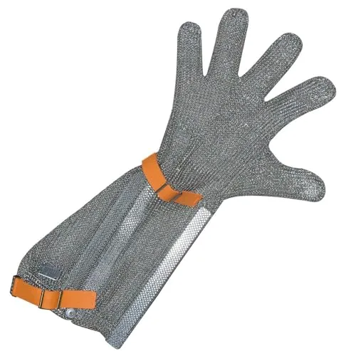 Hygostar Stechschutz-Handschuh Edelstahl XL mit Stulpe