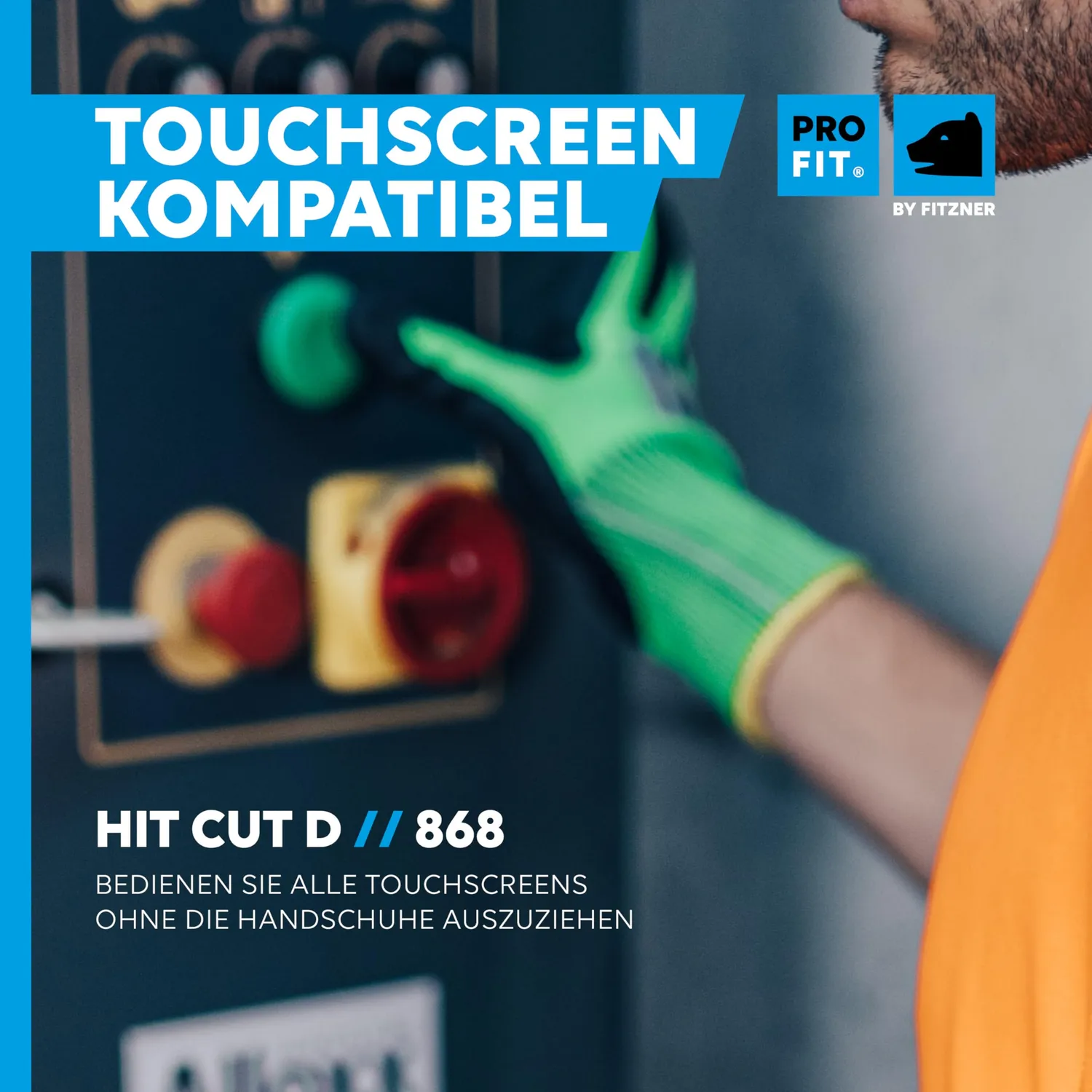 ProFit 868 Schnittschutzhandschuhe Gr.10 Nitril 3 Paar