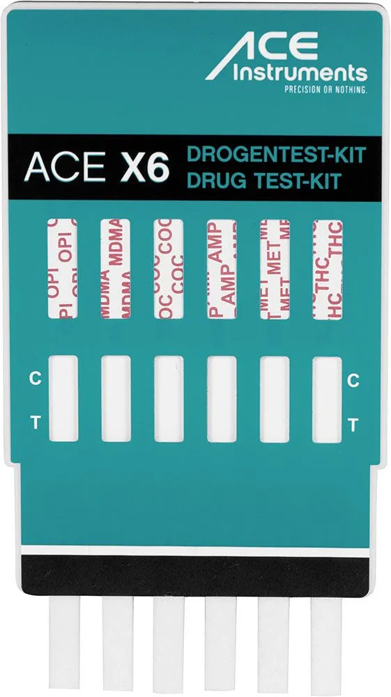 ACE X6 Drogentest Urin 10 Stück 6 Drogen