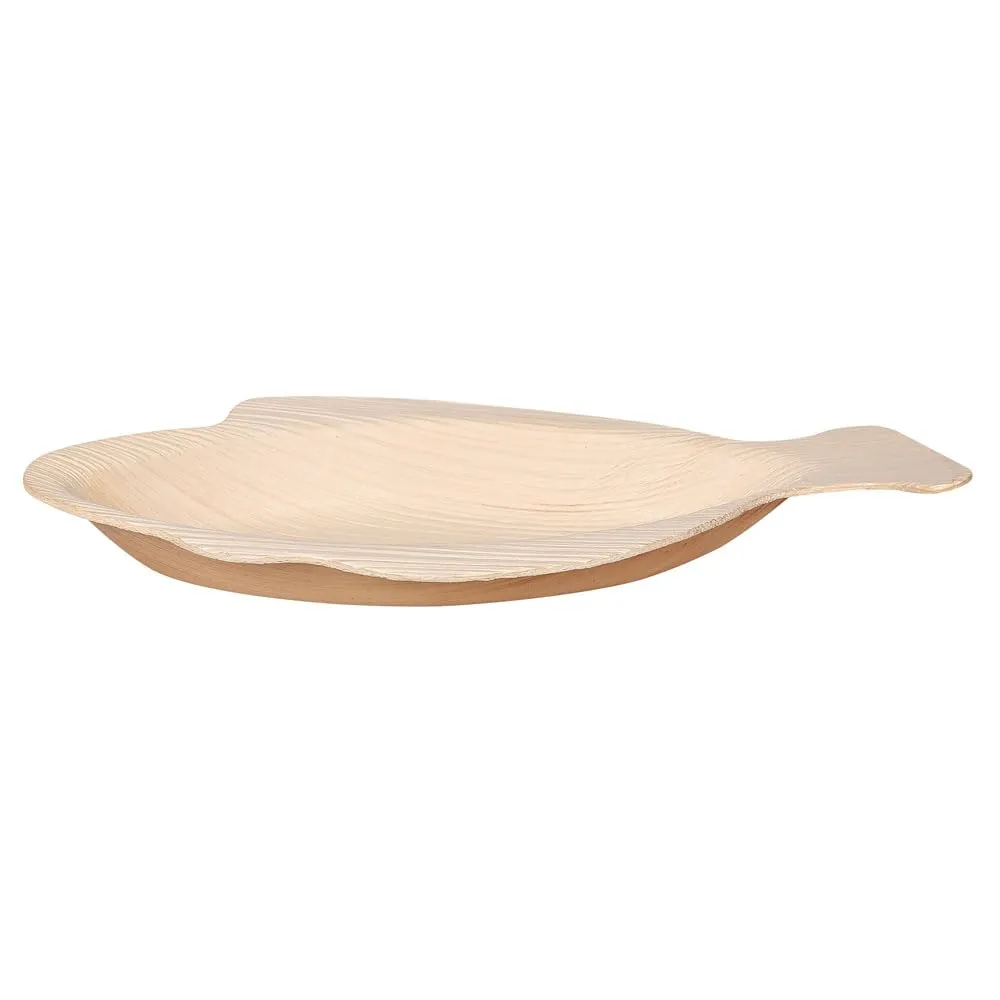 Franz Mensch NatureStar Fischform Schale Palmblatt natur ofenfest