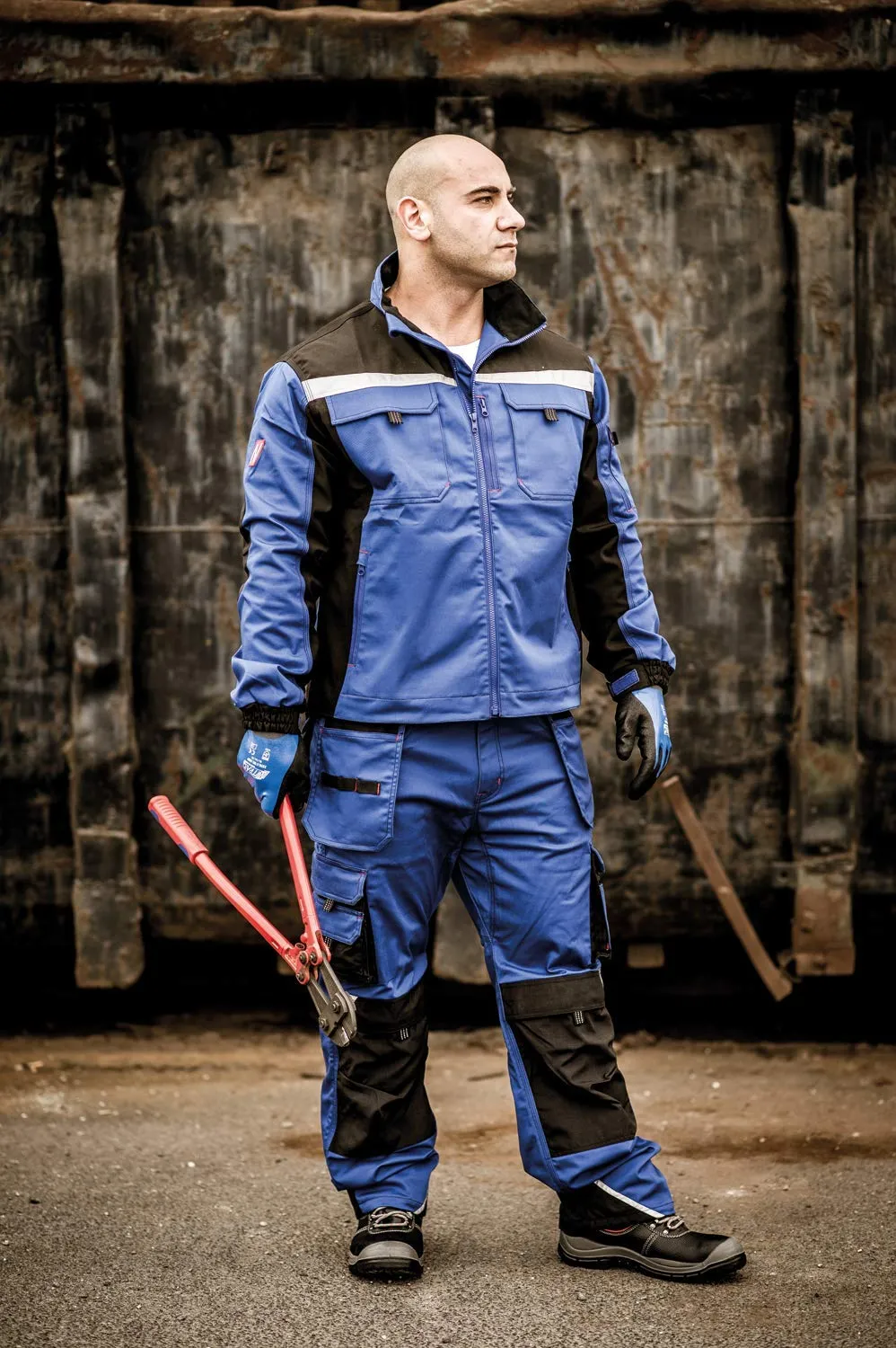 Nitras Motion Tex Pro FX 7711 Cargohose blau Gr.48 robust