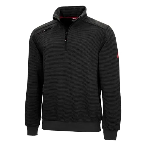 Nitras Motion Tex Plus Pullover Arbeitspullover Schwarz