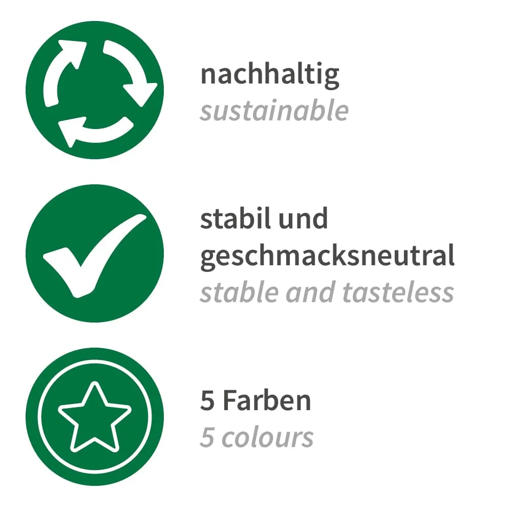 NatureStar Classic Papiertrinkhalme weiß 19,7 cm 3000 Stück