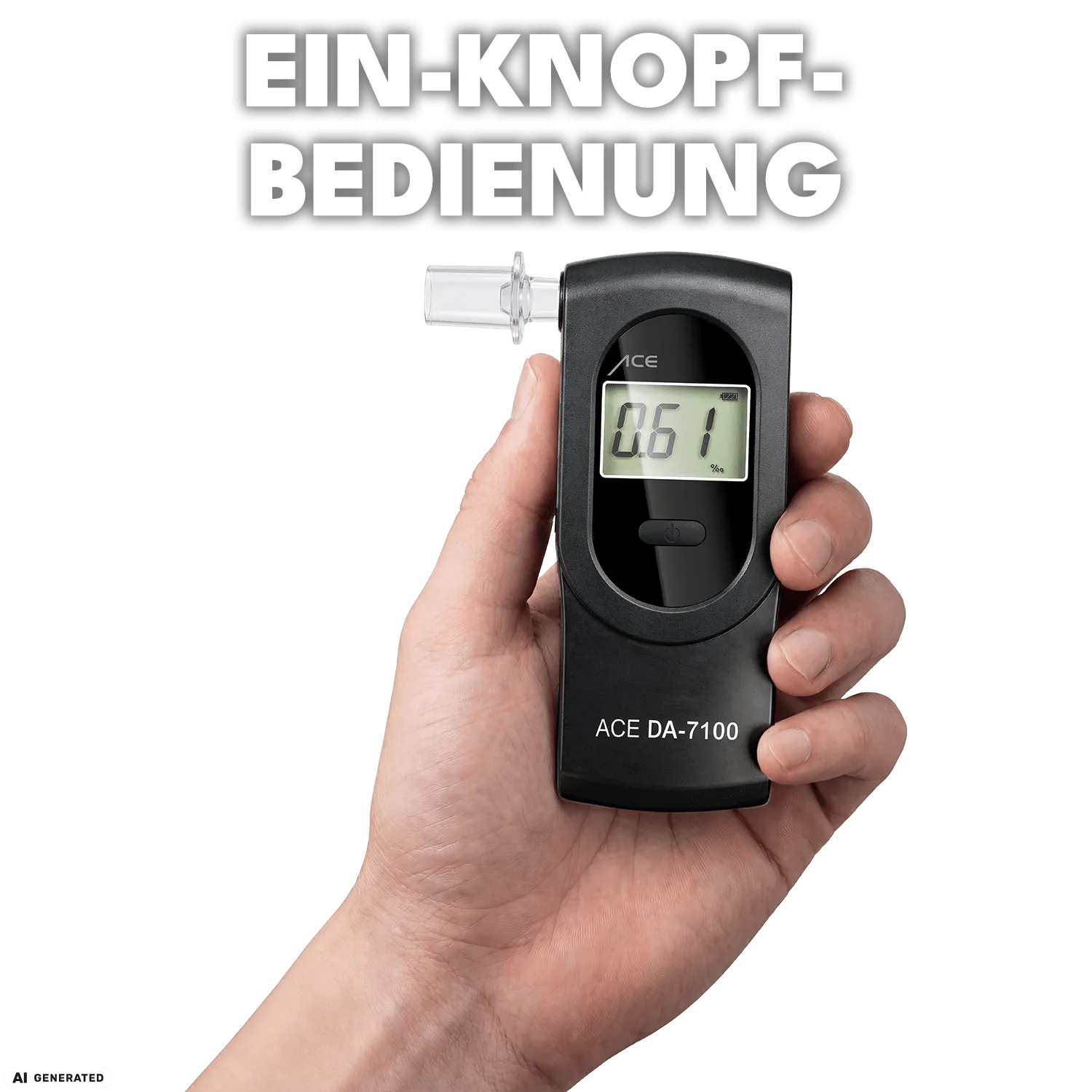 ACE DA-7100 Alkoholtester Set 25 Mundstücke Gutschein