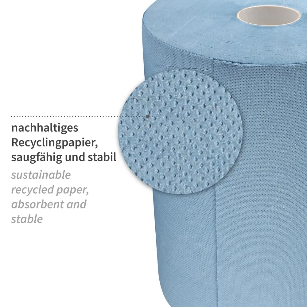 Franz Mensch Hygoclean Putzpapier blau 3lagig 2x500 Abrisse