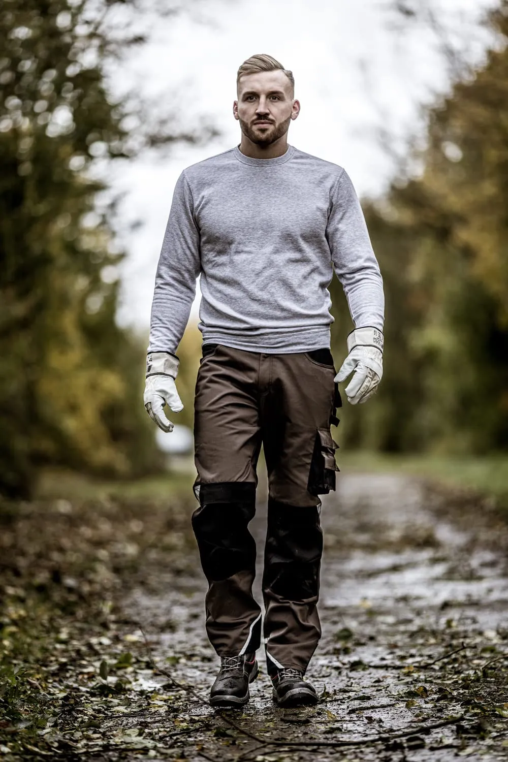 Nitras Motion Tex Light 7025 Hoodie Hellgrau 5XL Baumwolle