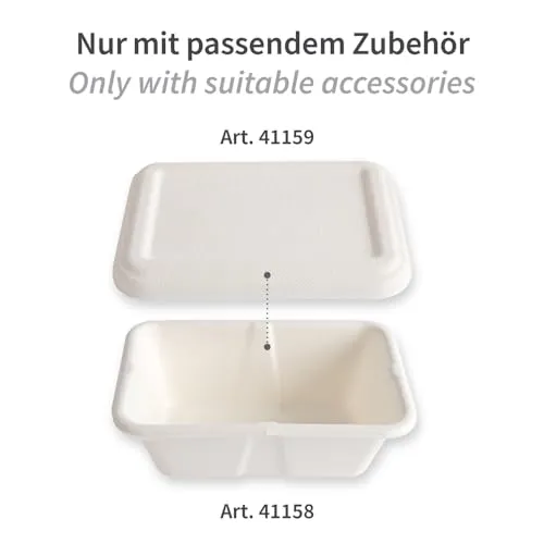 Franz Mensch NatureStar Schalen Zuckerrohr 400ml 1000 Stück eckig