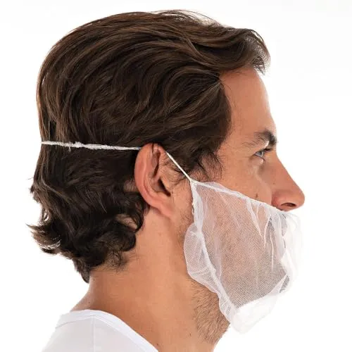 Hygonorm Bartschutz Eco Nylon weiß 1000 Stück