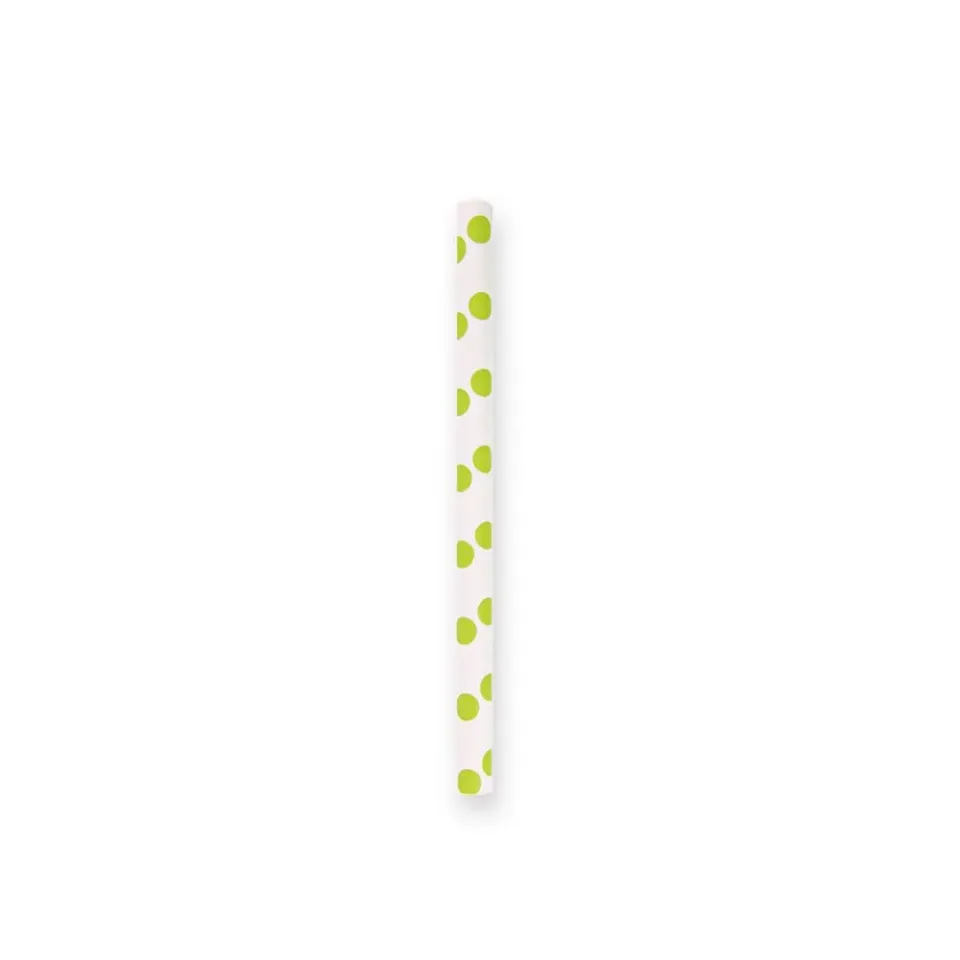 NatureStar Papiertrinkhalme Cocktail 13 cm grün 3400 Stück
