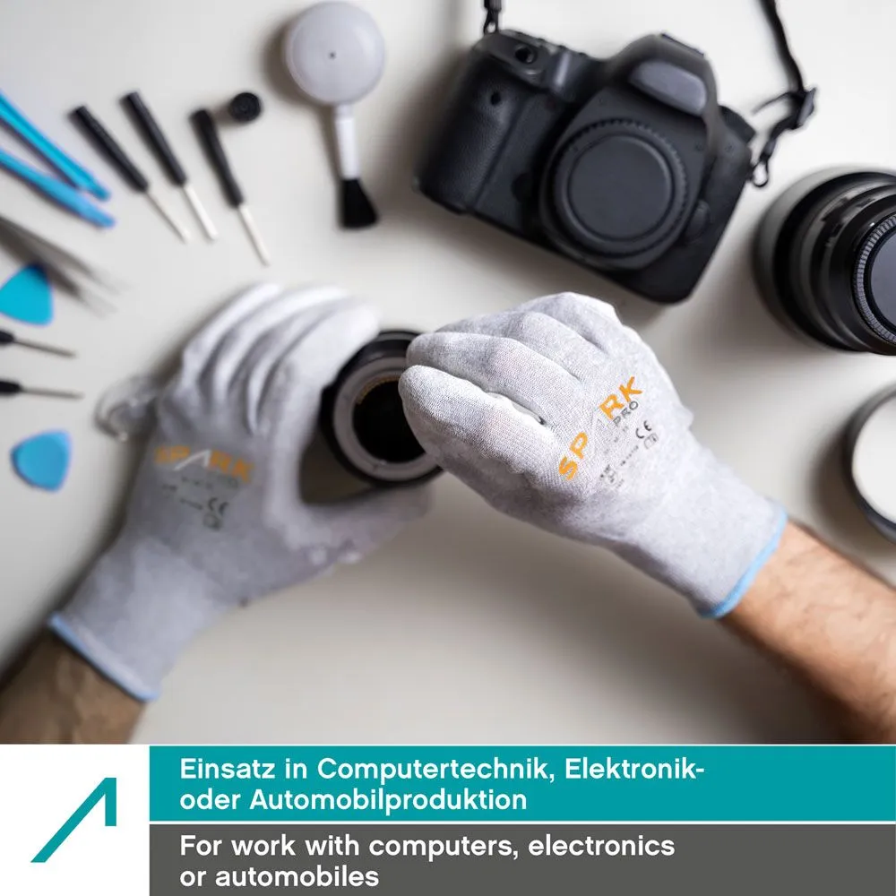 ACE Spark Pro Arbeitshandschuhe 3 Paar antistatisch