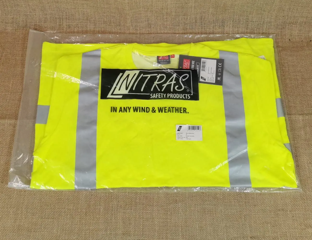 Nitras Motion Tex Viz Warnschutz-Shirt XL neongelb
