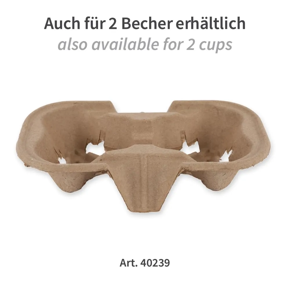 NatureStar Becherhalter Quattro 300 Stück Recyclingpapier