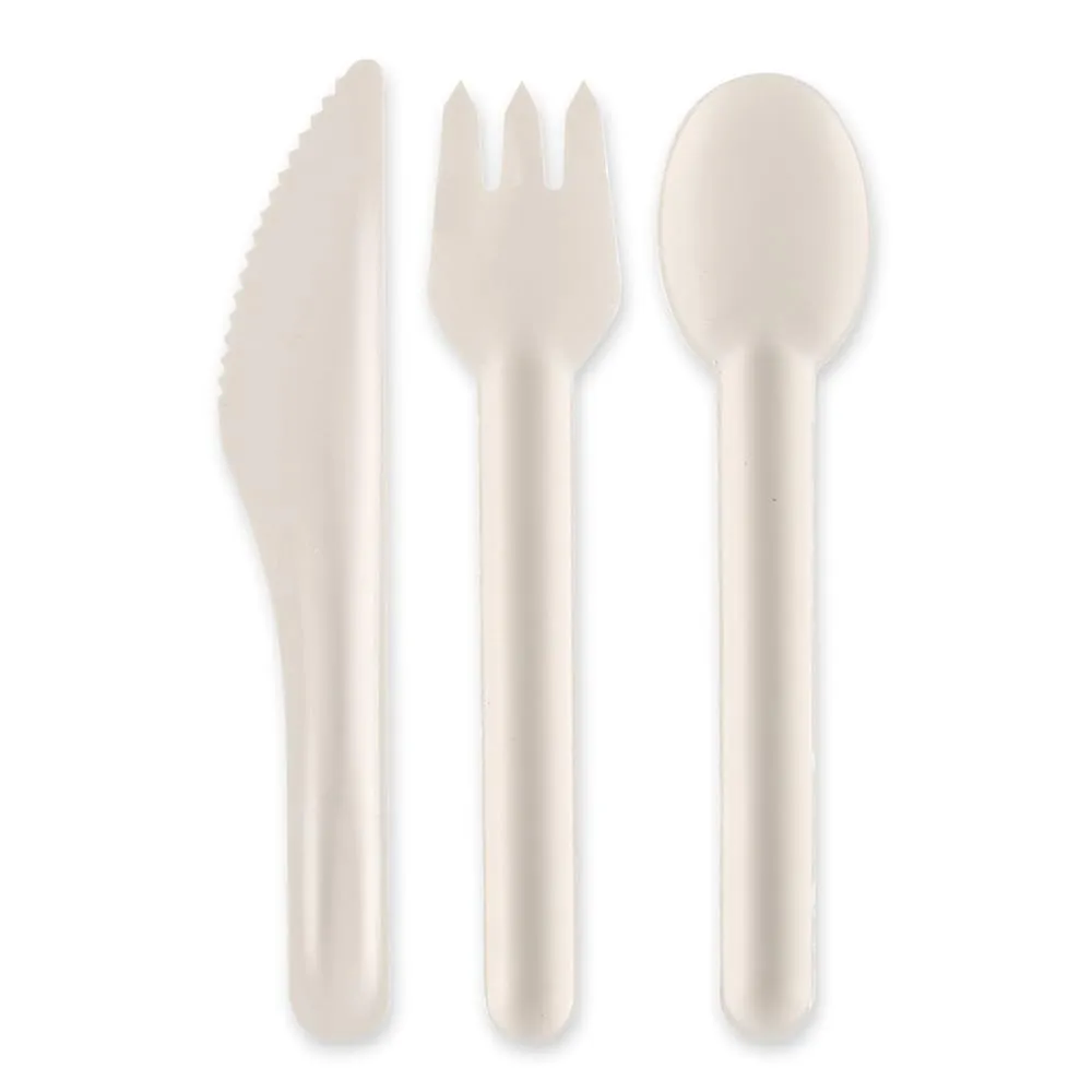 NatureStar Löffel Zuckerrohr 16 cm 1000 Stück weiß