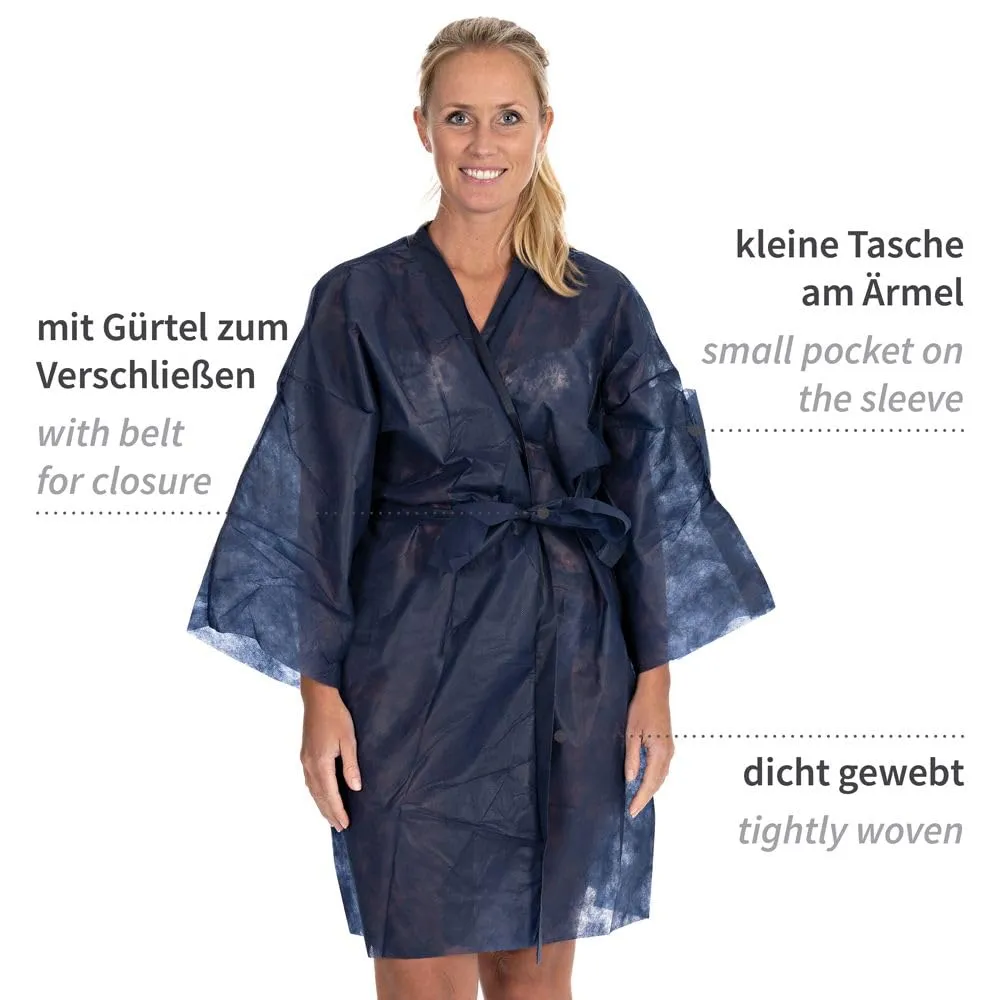 Hygostar Einweg-Kimono PP dunkelblau 100x140cm 100 Stück