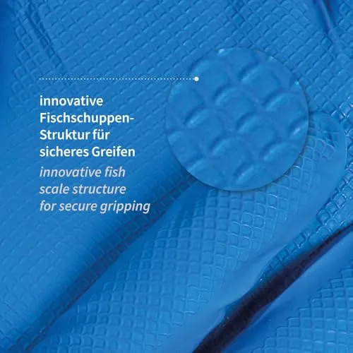 Franz Mensch Power Grip Long Extra Nitrilhandschuhe M blau 50 St 30 cm