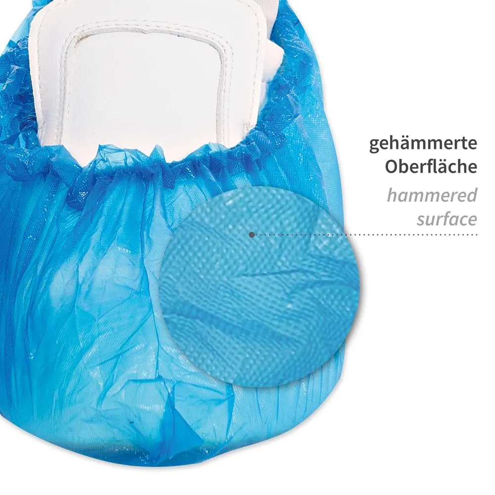 Hygostar Schuhüberzieher universal blau 200 Stück wasserdicht