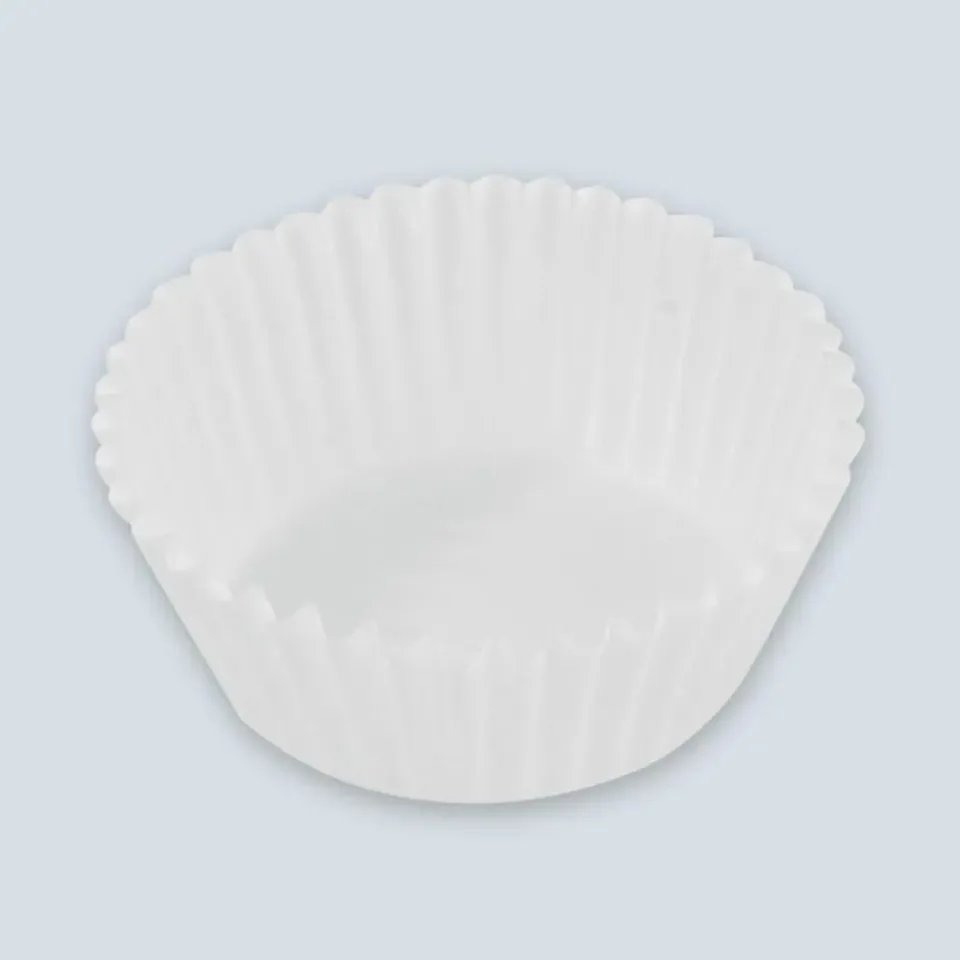 Hygostar Muffinförmchen Papier Ø 4,5 cm 10000er weiß