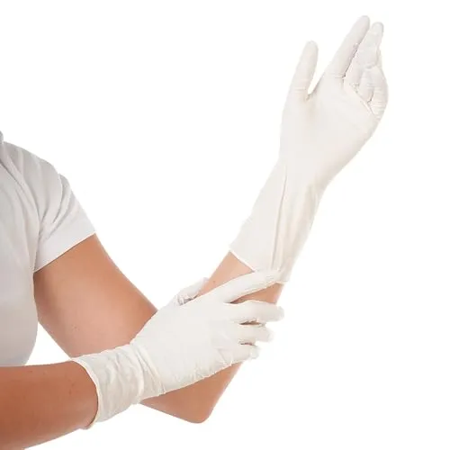 Franz Mensch Hygonorm Safe Long Light Handschuhe 100er S weiß