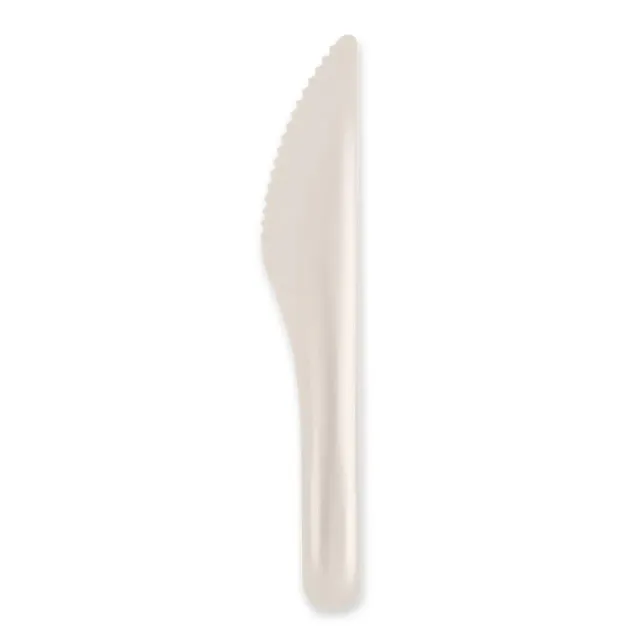 NatureStar Messer Zuckerrohr 16 cm 1000 Stück weiß