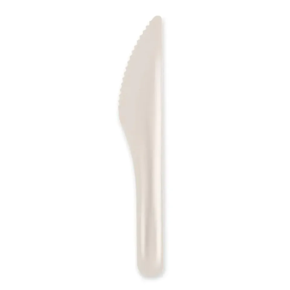 NatureStar Messer Zuckerrohr 16 cm 1000 Stück weiß
