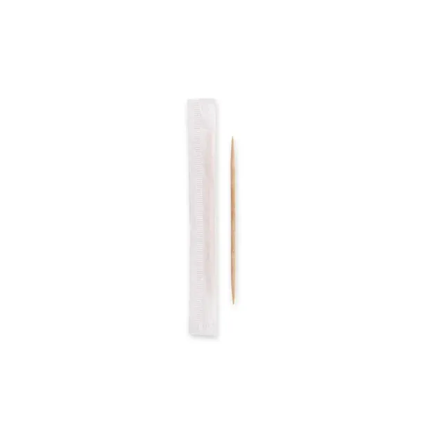 NATUREStar Zahnstocher Holz einzeln verpackt 6,5cm 20000 St