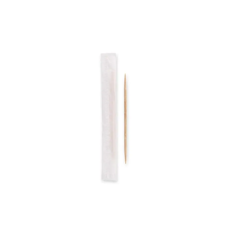 NATUREStar Zahnstocher Holz einzeln verpackt 6,5cm 20000 St