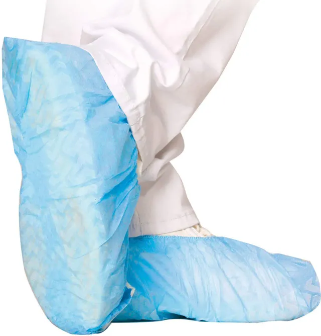 Hygostar 28606H Überschuh PP blau 100 Stück strukturiert
