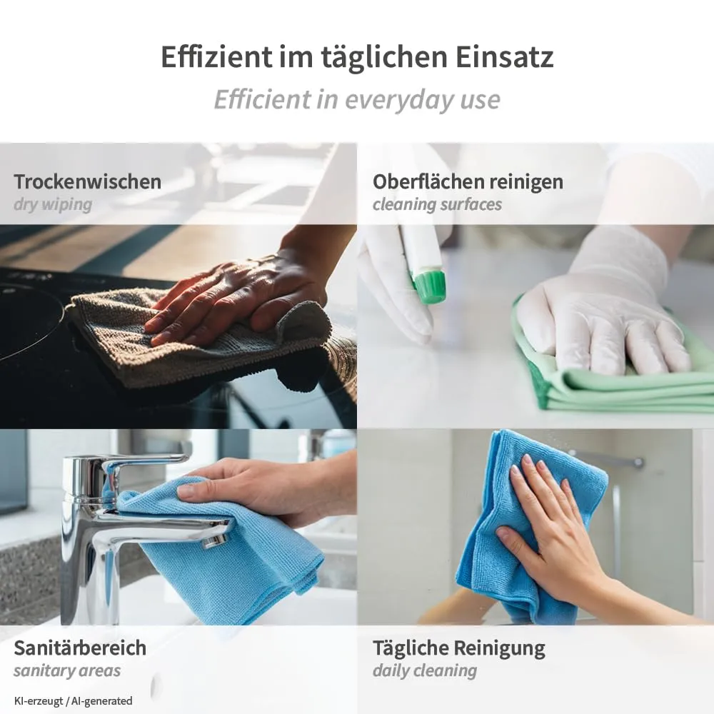 Hygoclean Micro Master Light Tuch blau 100x L