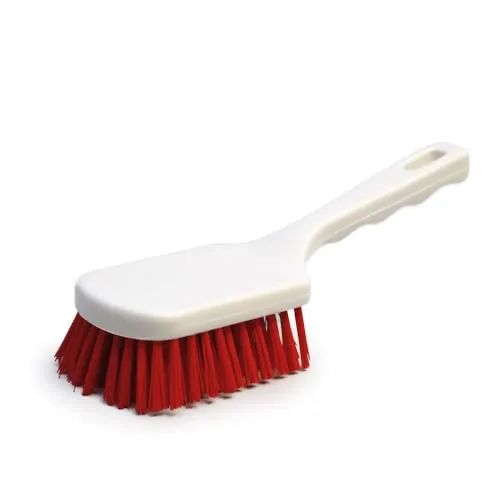 Hygoclean Handbürste rot 4x23cm harte Borsten