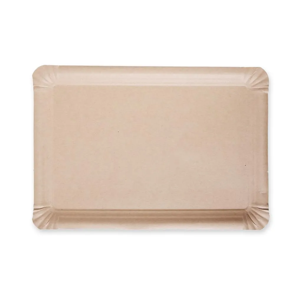 NatureStar Pappteller rechteckig 16,5x20 cm 1000 Stück fettbeständig