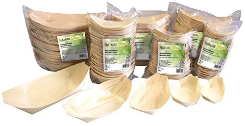 NatureStar Holz-Schiffchen 105x50mm 50 St. natur