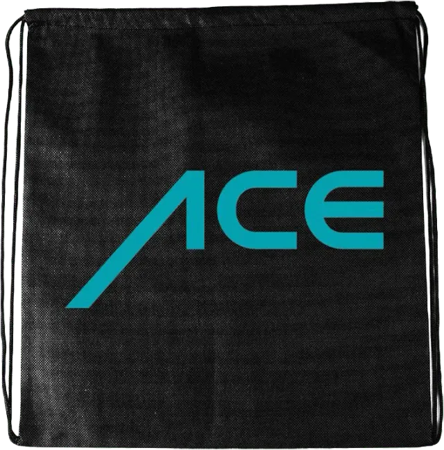 ACE Schuhbeutel für Arbeitsschuhe Schwarz robust