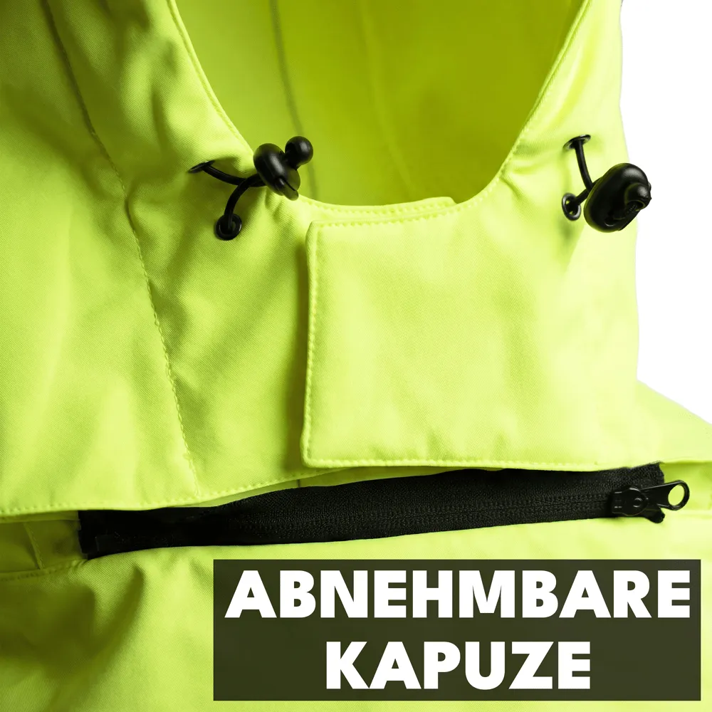 ACE Neon Softshell Warnjacke Gelb L Klasse 2