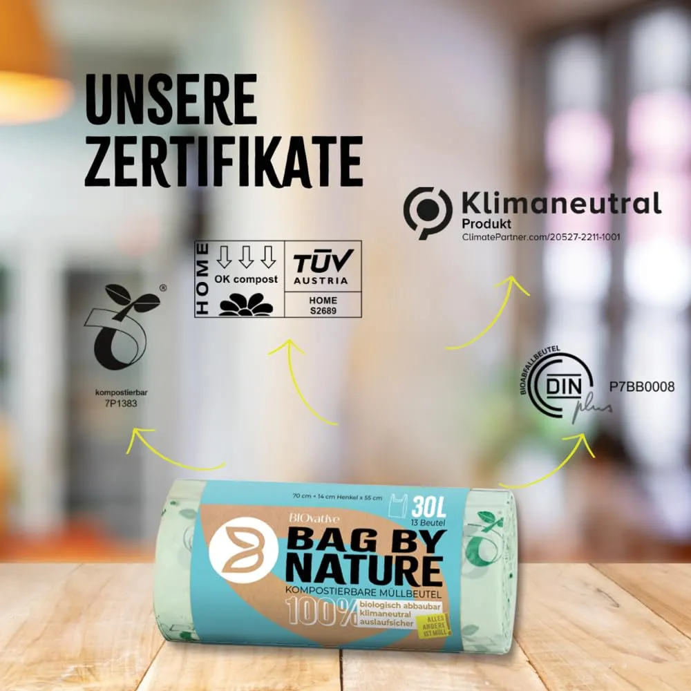 Franz Mensch Hygoclean Müllbeutel 30 l mit Griff 520 Stück