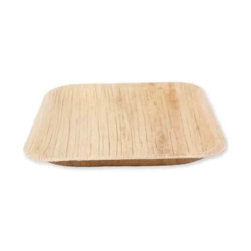 NatureStar Suppenteller Palmblatt 20cm 100 Stück 500ml eckig