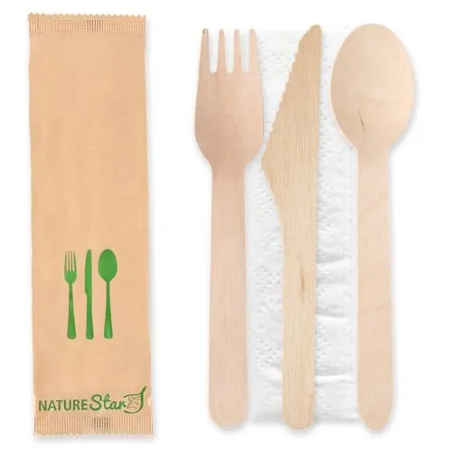 Franz Mensch NatureStar Bestecksets Triple Holz 500 Sets FSC