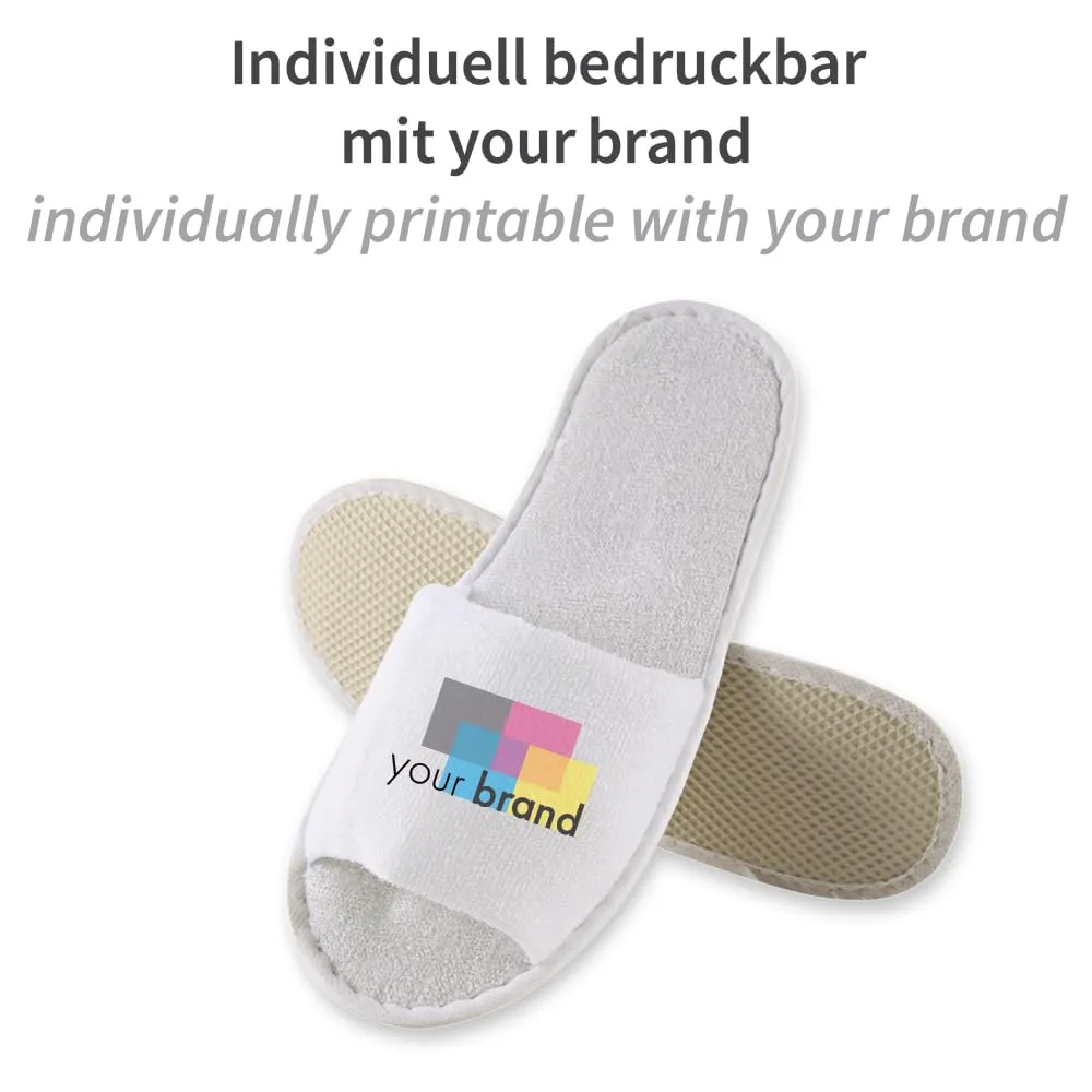 Franz Mensch Hygonorm Slipper Classic Hotelslipper 200er weiß offen