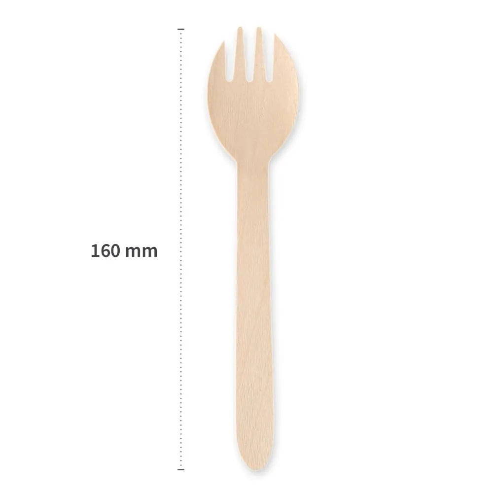 NatureStar Holz Göffel 16 cm 2000 Stück FSC