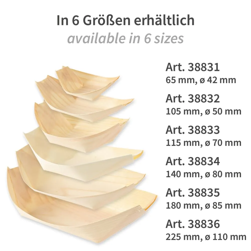 Franz Mensch NATUREStar Fingerfood-Schalen Holz 10,5 cm 2000 Stk