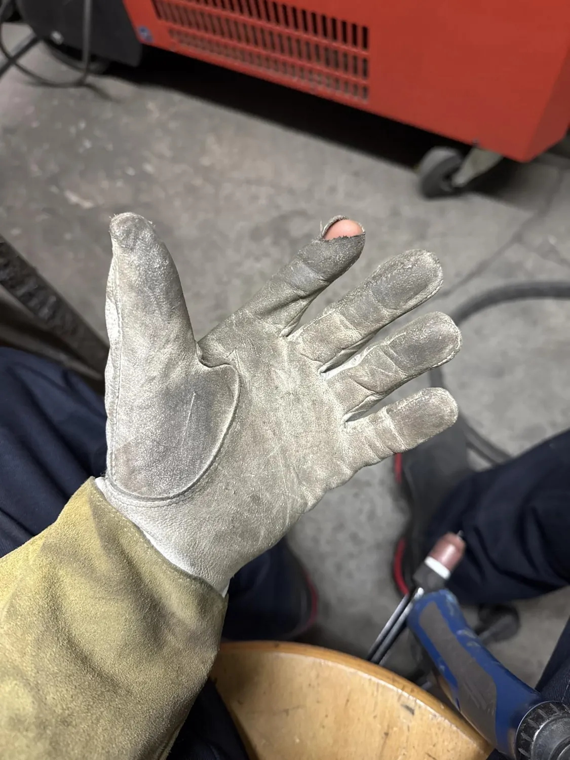Tegera 126A Schweißerhandschuhe Leder Gr. 7 1 Paar