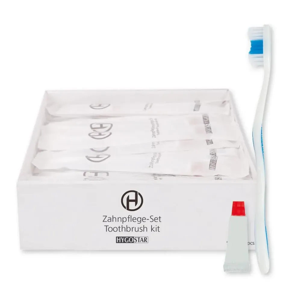 Hygostar Zahnpflege-Set Standard weiß 500 Stück