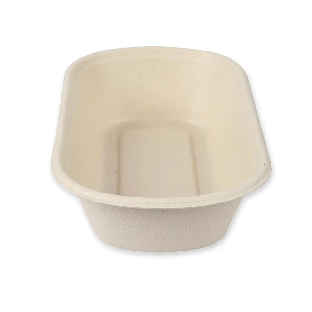 NatureStar Imbiss-Schalen oval Zuckerrohr 800 ml 500 Stück