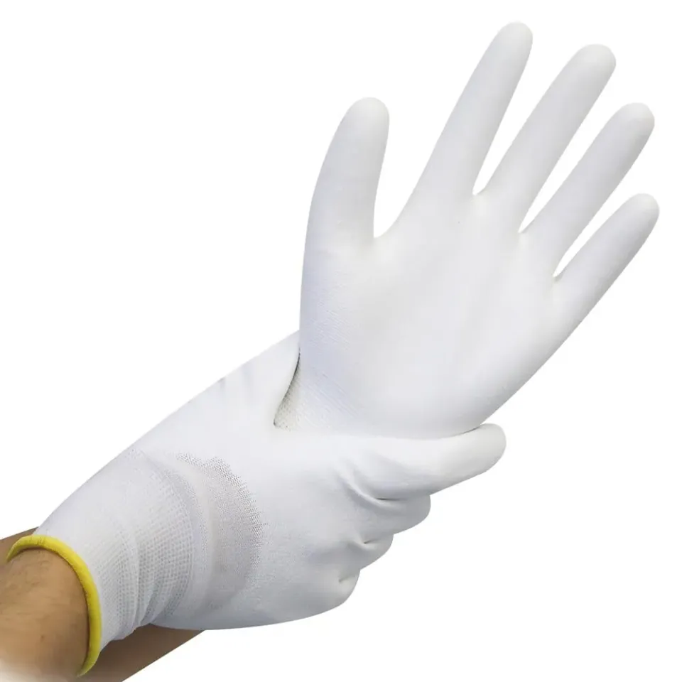 Hygostar Ultra Flex Hand Feinstrickhandschuhe 3/4 PU weiß 10/XL 240 St