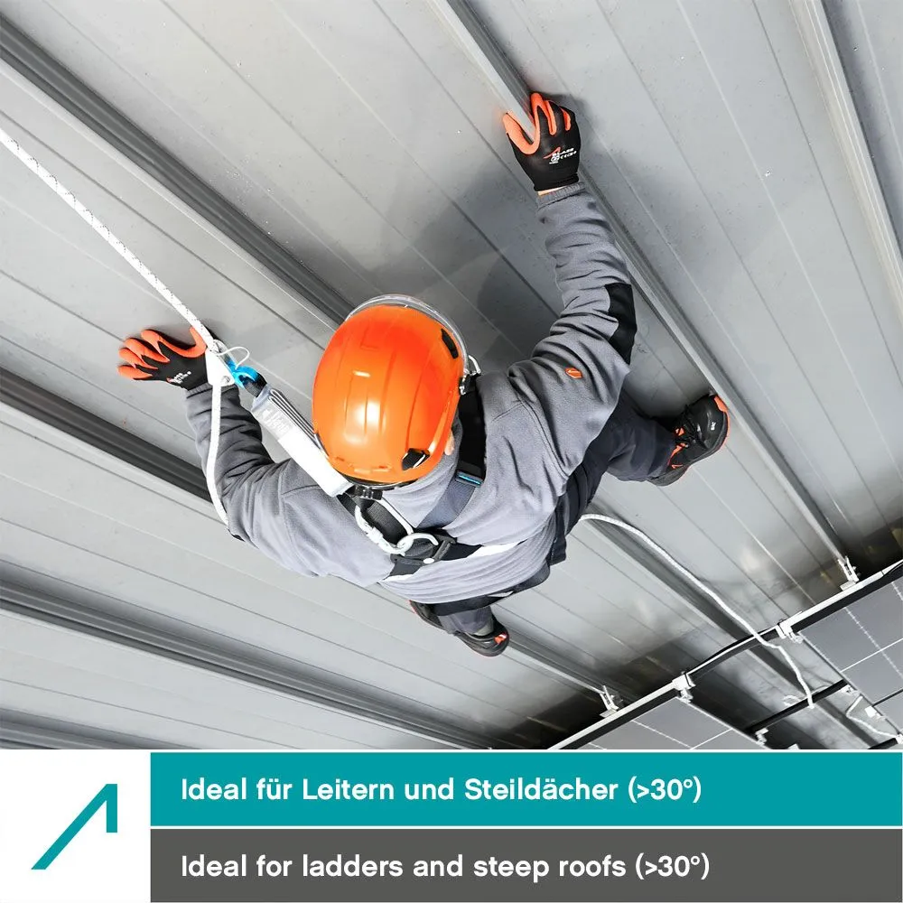 ACE Absturzsicherung Komplett-Set Auffanggurt 10 m EN 353/361