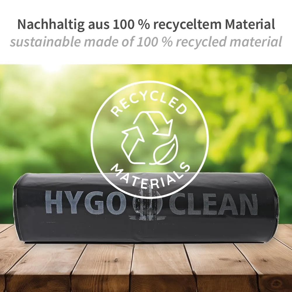 Hygoclean Premium Müllsäcke 120l schwarz 100 Stück 80my