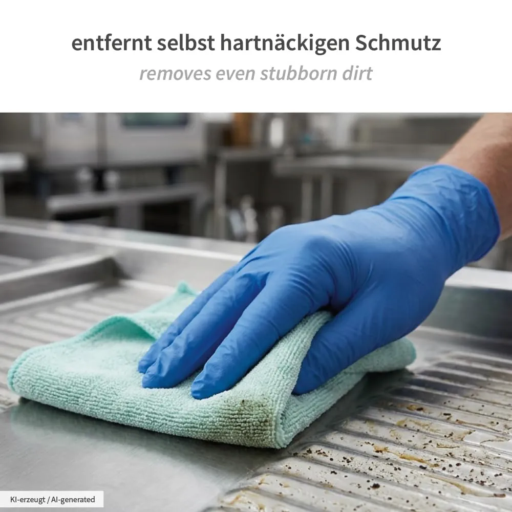 Hygoclean Micro Master Light Mikrofasertücher grün 100 Stück 40x40