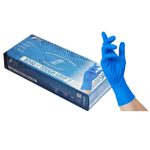 Nitras Tough Grip N 300 8340 Nitrilhandschuhe XXL 50 Stück griffig