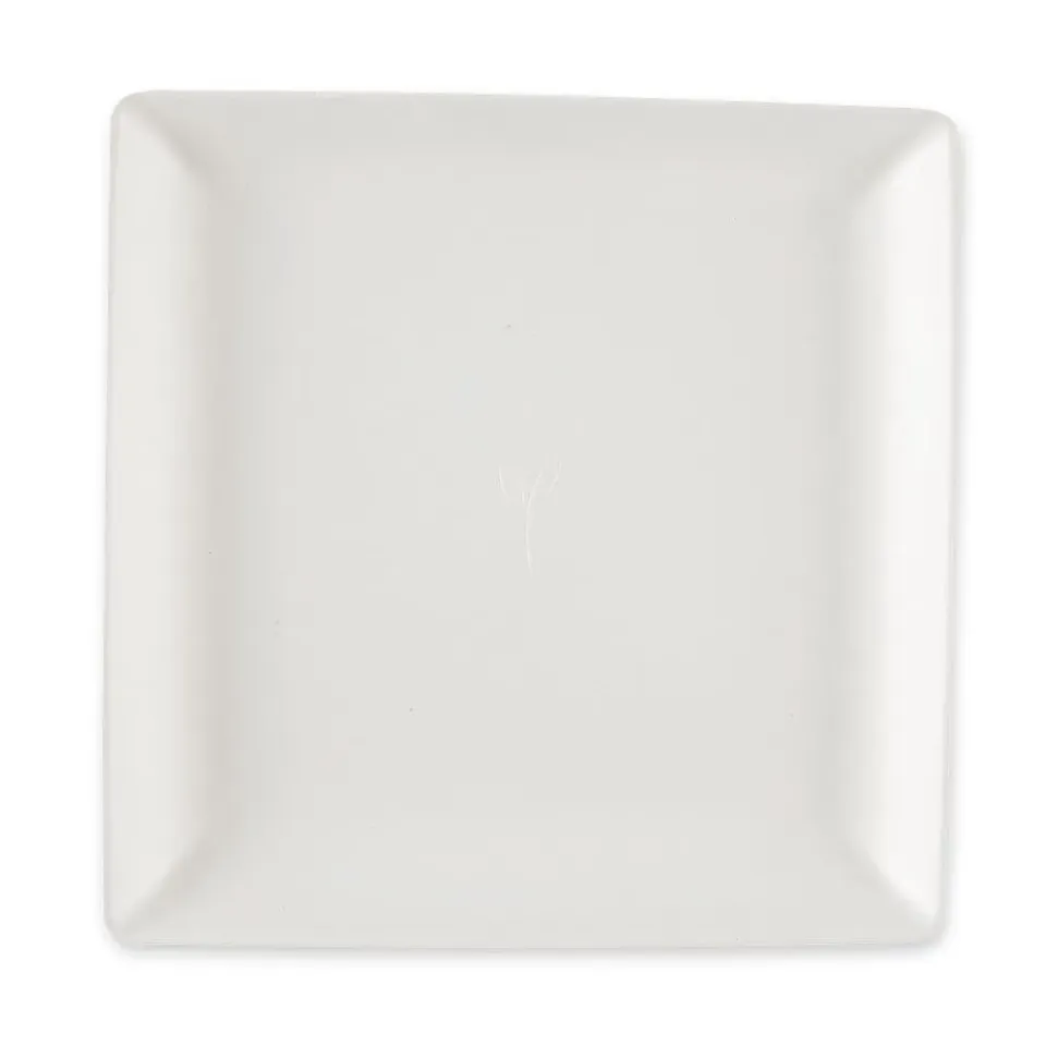 NatureStar Eleganza Teller quadratisch 22cm 500er Zuckerrohr