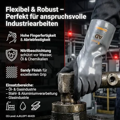 Hi5 X-Chem Chemikalienschutzhandschuhe XL 72 Stück Typ A